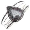 Eudialyte Jasper Gemstone Handmade Silver Jewelry Cuff Bracelets 7''Adjustable