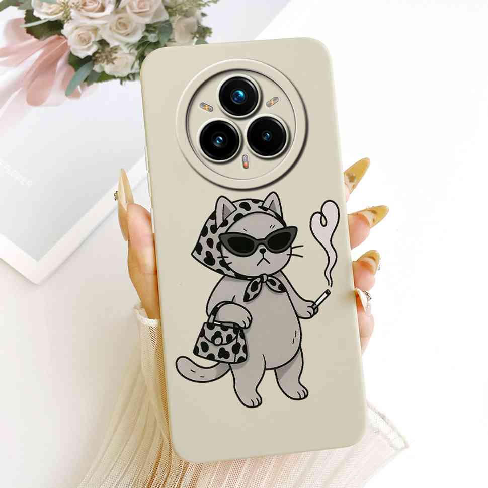 Чехол для телефона Realme 14 Pro Plus 5G Realme14Pro+ 5G Роскошный Кот Бабочка Мягкий Силикон Для Realme 14 ProPlus 2025 RMX5051 Coque