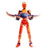 3D Printed Robot Action Figure with Accessories Movable Joints Robot