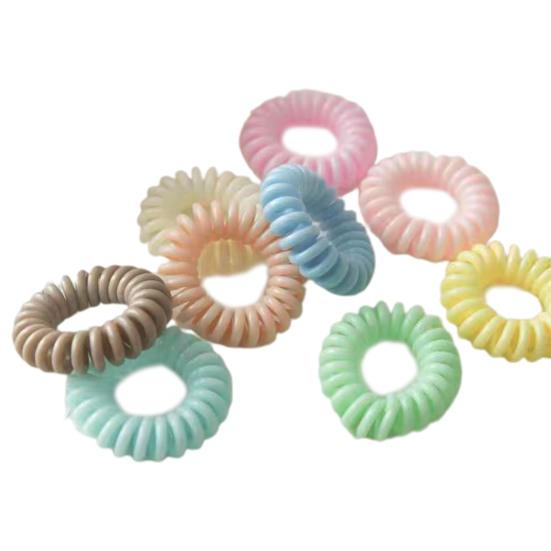 9 шт. ярких цветов, против падения, тугая резинка для волос, резиновая телефонная спираль, эластичные резинки для волос, аксессуары для волос