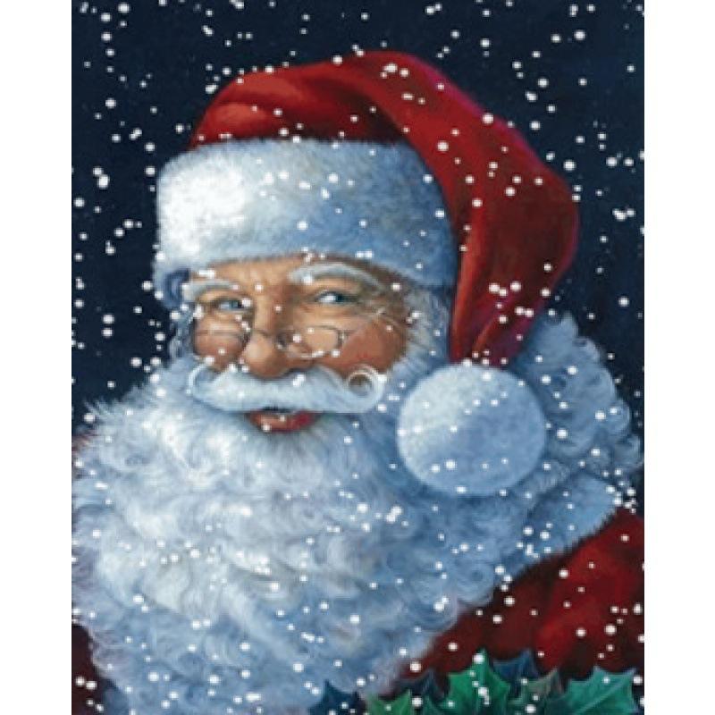 5D алмазная живопись Санта-Клаус, полная алмазная мозаика, набор для вышивки крестом, рождественские предметы домашнего обихода с животными, рождественские подарки