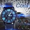 6 Colors Men's Fashion Quartz Watch Leather Band Sports Watches Fashion Watch