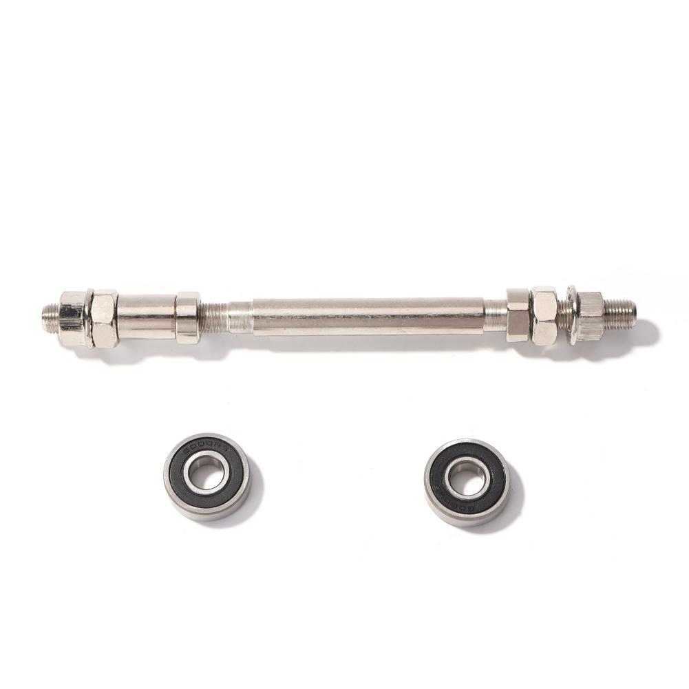 Передняя Задняя Ось Втулки Колеса Велосипеда с 2 Подшипниками Стальная Ось Велосипеда Вал Переключения Рычаг Велосипедные Запасные Части