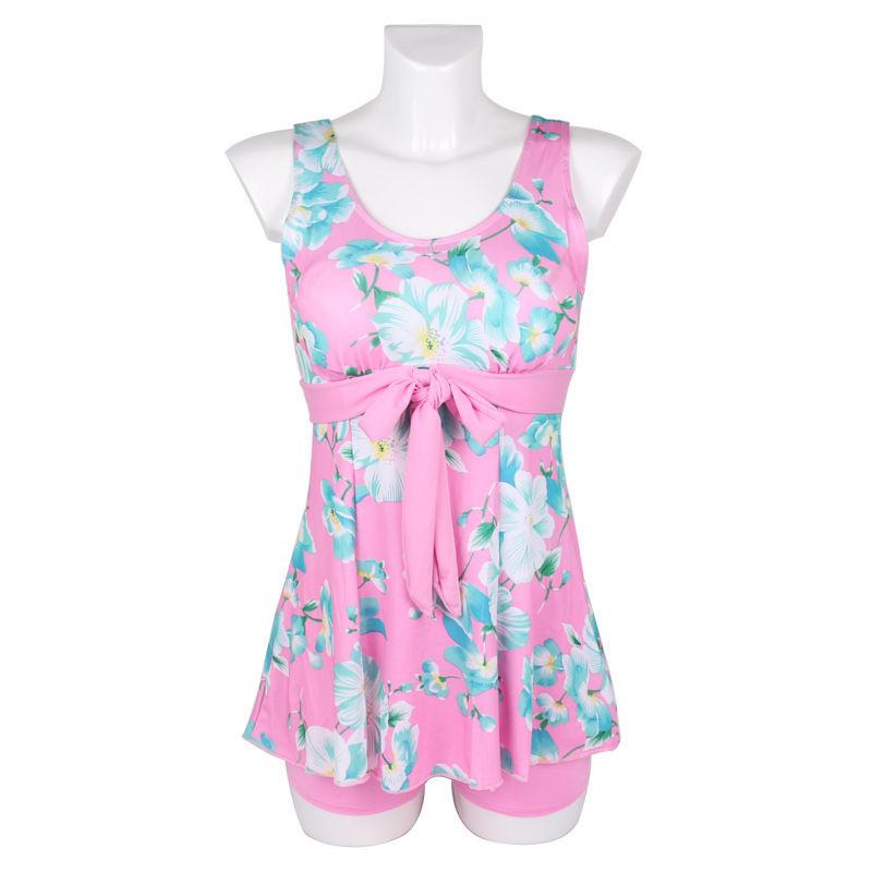 Купальник Женственный милый чехол для живота и раздельный купальник для самостоятельного развития Консервативный летний купальник Большой размер Пляжный купальник