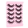 Band Extension Thick Long 3D Faux Mink Eyelashes Wispy Fluffy Thai Wet Eyelashes False Eyelashes