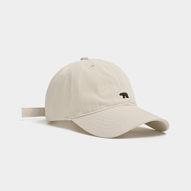 Бейсболка с вышивкой в виде мультяшного медведя для женщин, однотонная, солнцезащитная, хип-хоп, кепка Snapback, мягкая, хлопковая, спортивная, для папы, дальнобойщика
