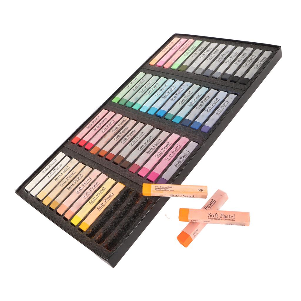 Мягкая пастель 48 цветов, профессиональная безвредная меловая пастель с высокой адгезией для рисования