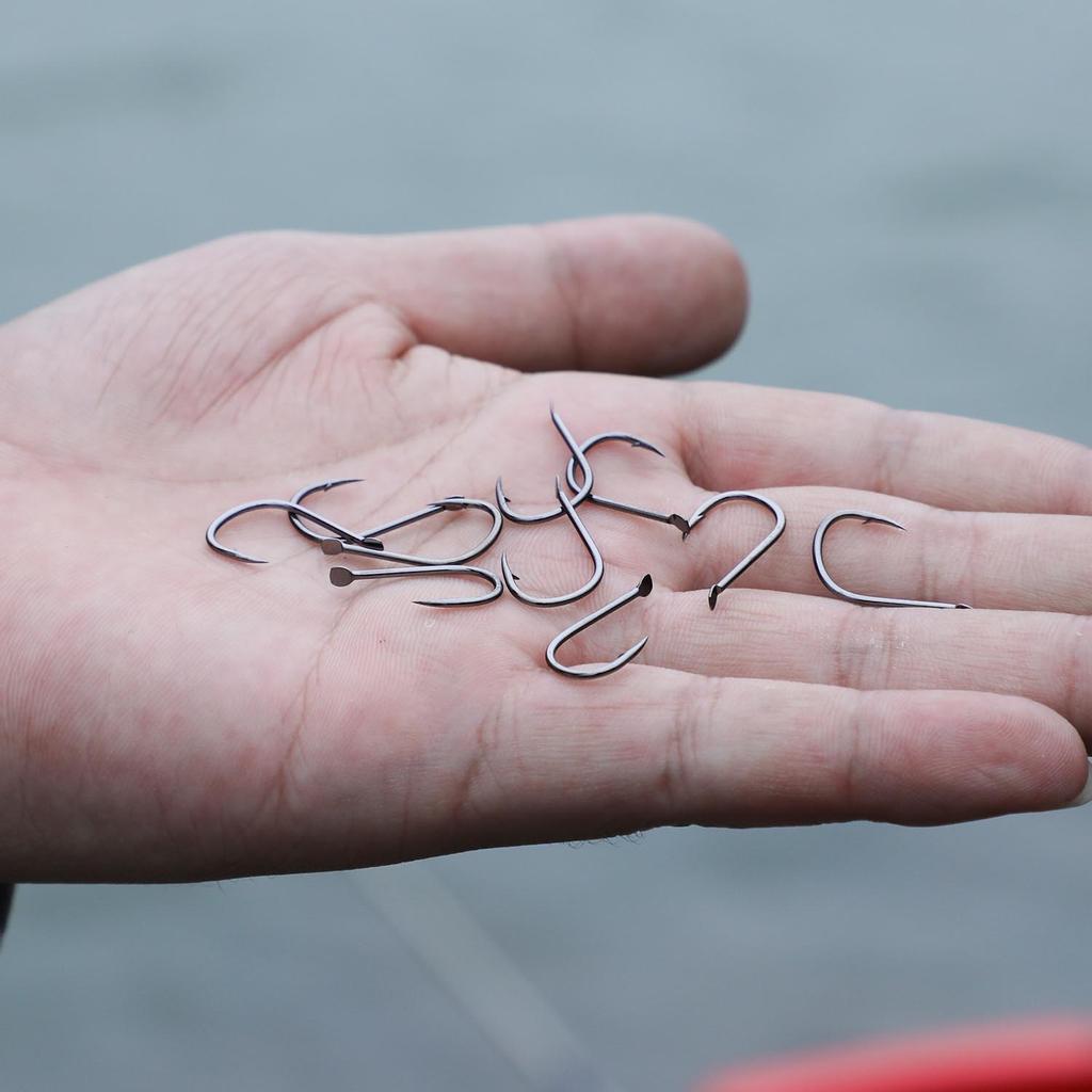 Высокое качество # 8 # 9 # 9 шт. рыболовные крючки с червячным крючком, большие рыболовные крючки из высокоуглеродистой стали, кривошипный крючок, аксессуары для ловли карпа/баса