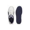 Puma Doublecourt Leather Low Top Sneakers Unisex Sneakers White Navy-Blue 393283-03