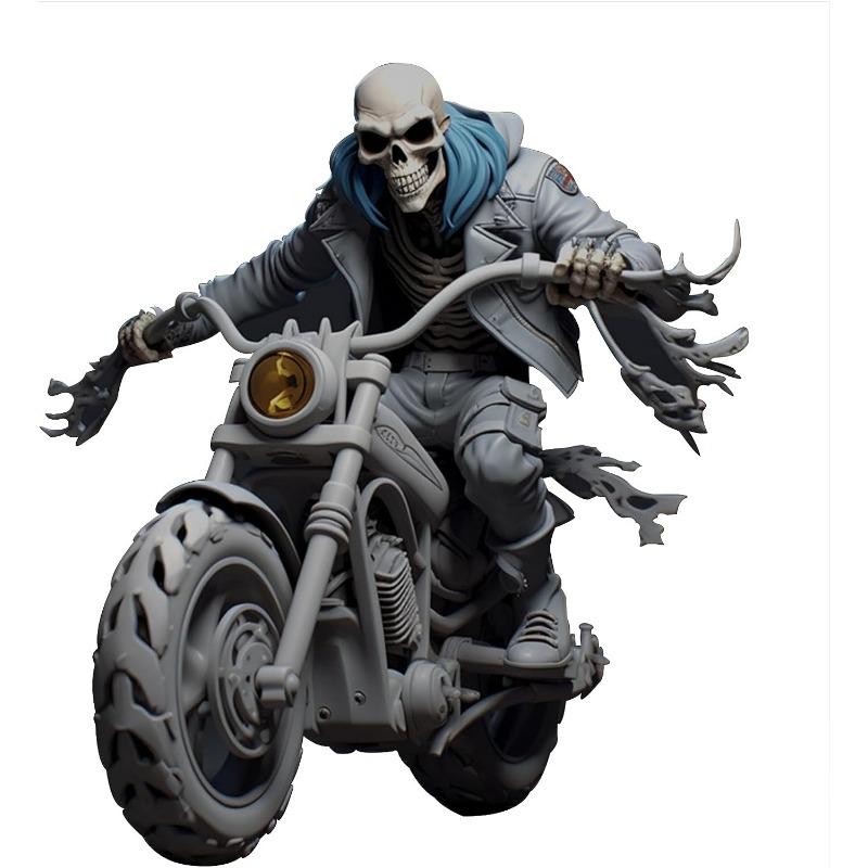 Cool Skeleton Figurines New Cute Funny Unique Skull Mini Statue Halloween Doll Resin Crafts Ornament Collectibles Home Garden Office Desk Decorations