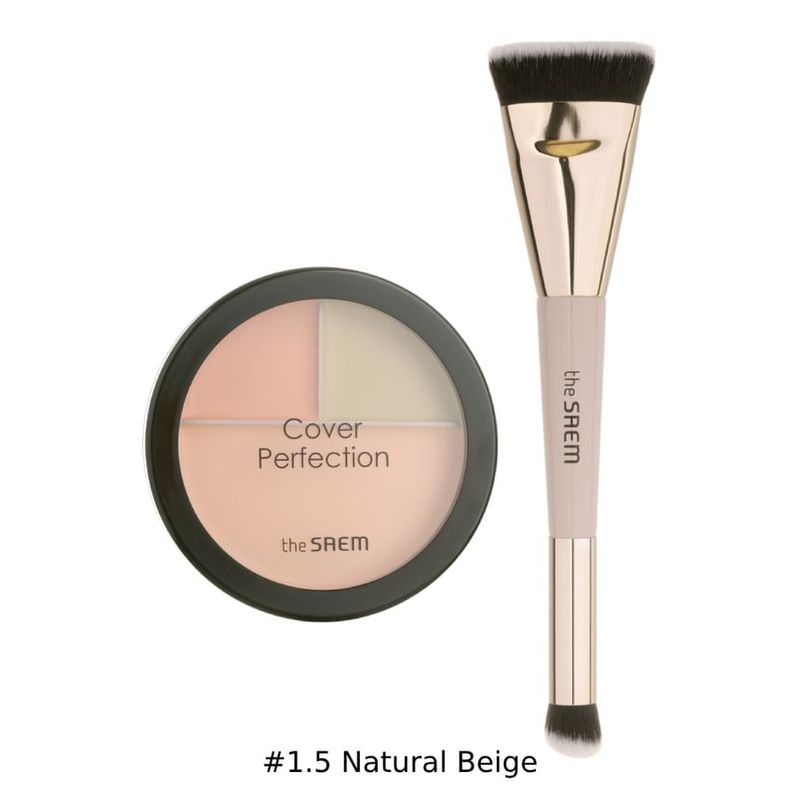 The Saem - Cover Perfection Triple Foundation Balm Set - 2 Types