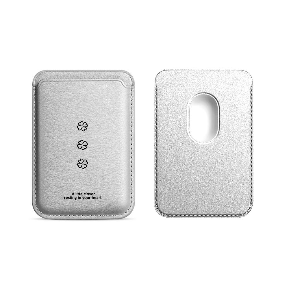 Минималистичный чехол-кошелек с держателем для карт и магнитом Magsafe, тонкий кошелек, задний карман для iPhone 17 16 Pro, для чехла Samsung