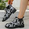 Autumn Women's Ankle Boots Pionted Toe Chunky Heel Shoes for Women Platform Shoes Outdoor Plus Size Heeled Shoes Women's Boots