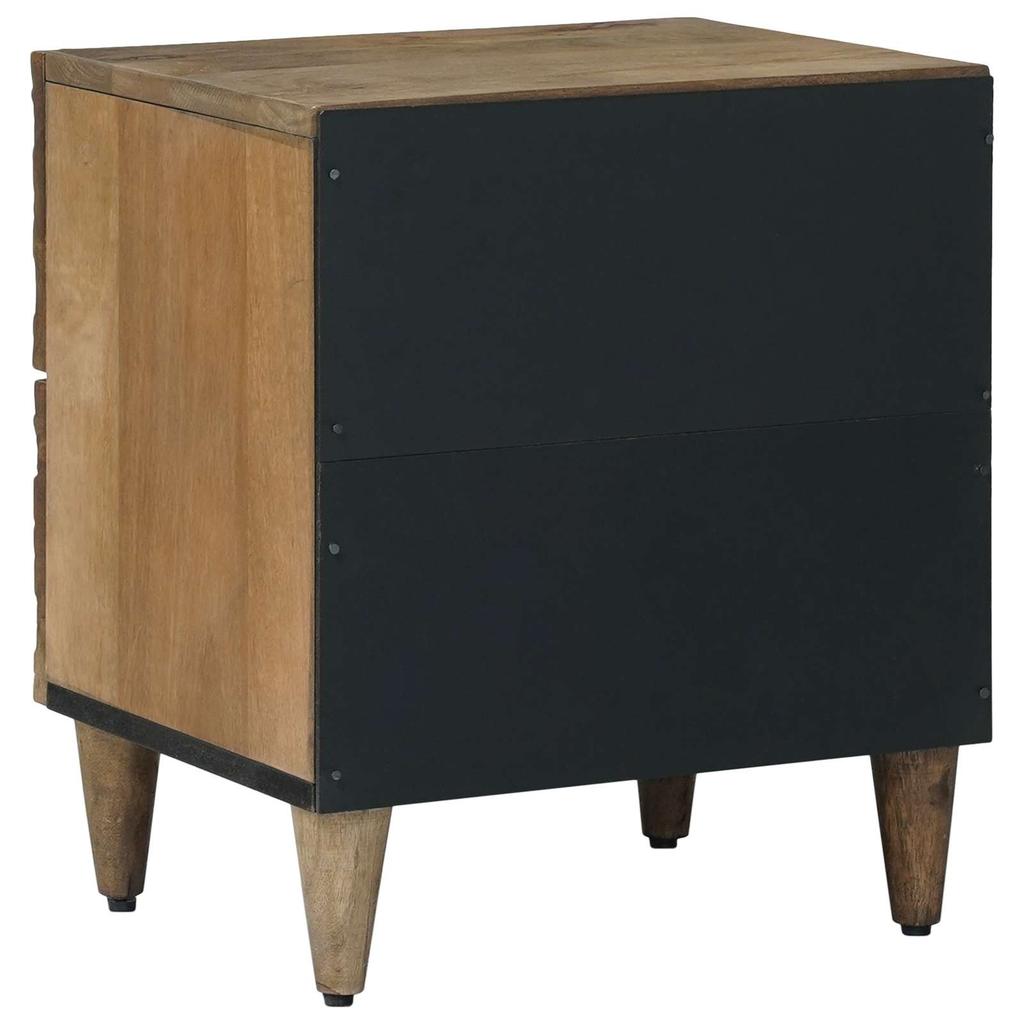 Nightstand Brown 40 x 33.5 x 46 cm Solid Mango Wood