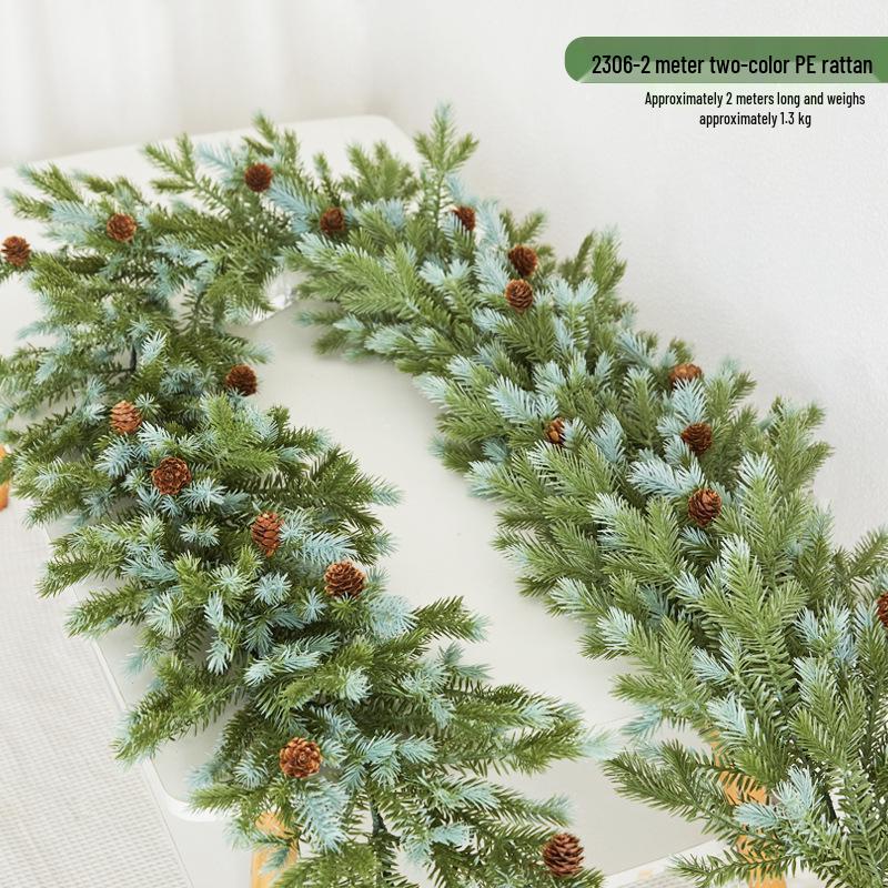 Christmas Snowflake Garland for Hotels, Malls, Windows, Doors & Stair Handrails