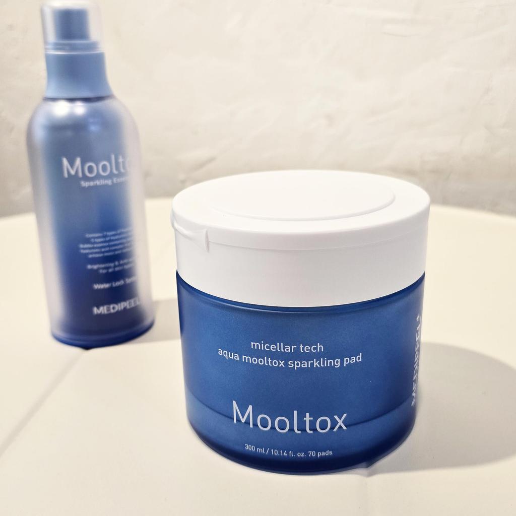 MEDI-PEEL Aqua Mooltox Sparkling Pad 300 мл (70 пэдов) – Отшелушивающие и увлажняющие тонизирующие подушечки с углекислым газом