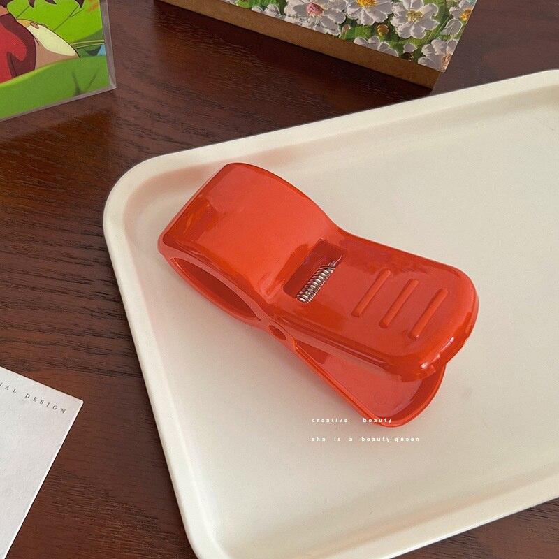 Новинка 2023 года, винтажный большой держатель для хвоста, заколка для волос для женщин, корейский мультяшный коготь для волос, захваты для волос, головные уборы, милые детские зажимы для волос, заколки