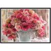 5D DIY Diamond Painting Vintage Beautiful Flowers Diamond Embroidery Cross Stitch Kit Full Rhinestone Mosaic Home Decor