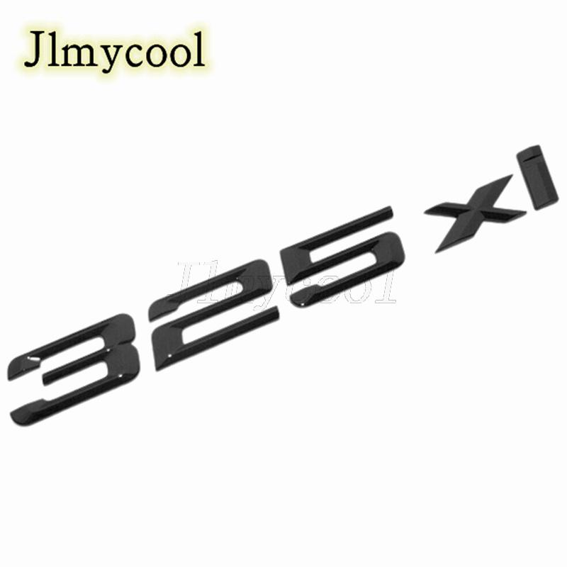 ABAJ1 ABS Letter Number 325Ci 330Ci 645Ci 325xi 528xi 335ix Emblem for E46 E90 E91 E92 Sports Car Roadster Coupe Car Trunk Sticker