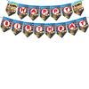 Robot Boy Happy Birthday Party Supplies Set Roblox Themed Paper Tablecloth Plate Cups Cake Balloons Baby Shower Game Decorations