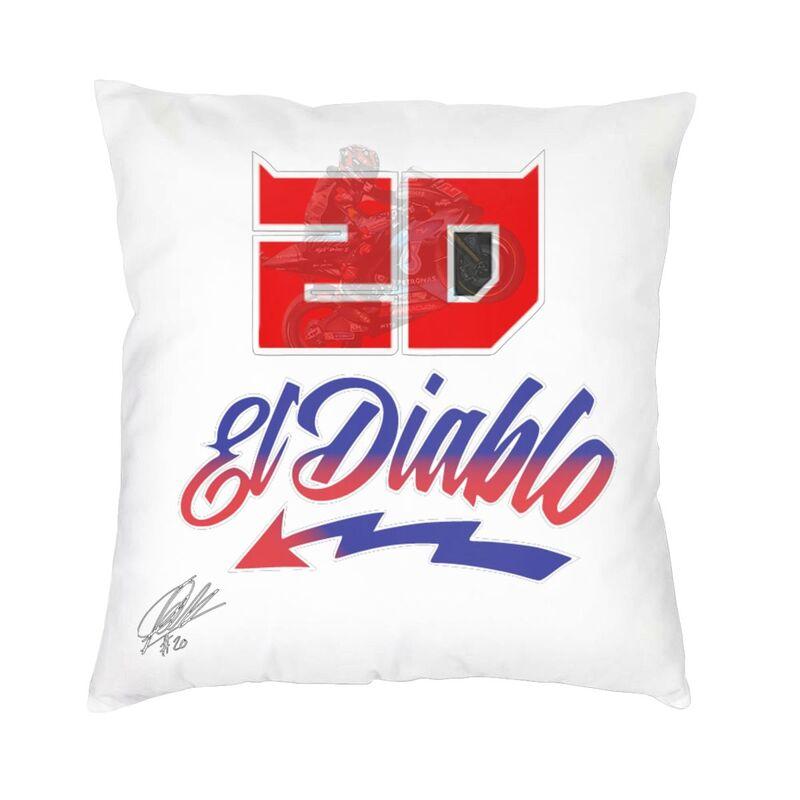 Cool French Racer Fabio Quartararo Square Throw Pillow Cover Decoration 3D Doublesided Print Cushion Cover for Living Room