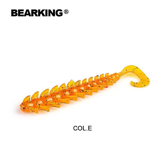 BEARKING Рыболовная приманка 80 мм, 2,6 г, 12 шт./пакет, мягкие приманки Bugsy, рыболовная воблер, приманка для окуня, искусственная рыболовная мягкая приманка, приманка