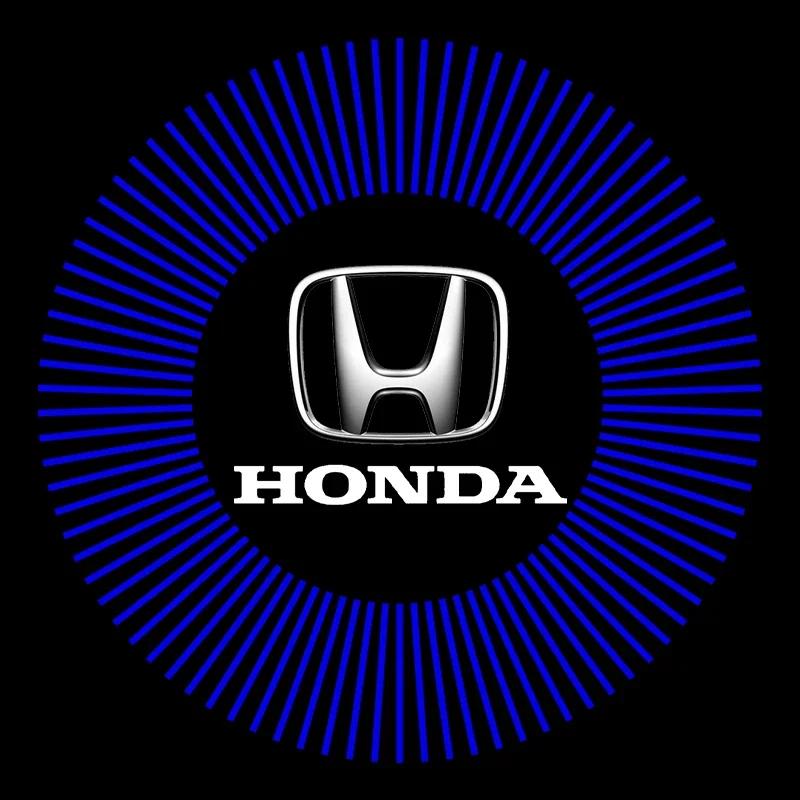 2pcs Led Car Door Welcome Light Auto Logo Courtesy Projector Lamp for Honda S Accord Elysion CR-Z Odyssey SPIRIOR Accessories ajm256