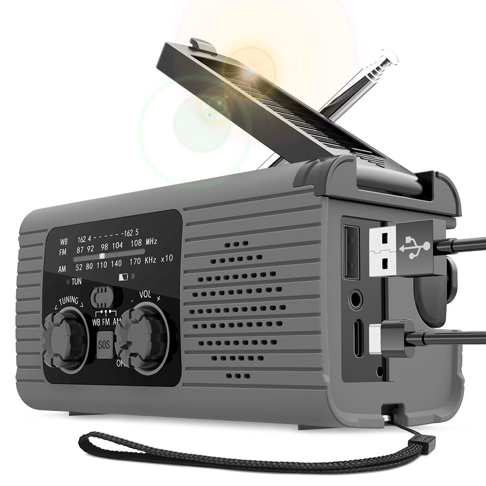 Перезаряжаемый многофункциональный солнечный уличный портативный фонарь с ручным приводом, перезаряжаемая лампочка с аккумулятором, аккумуляторная лампа