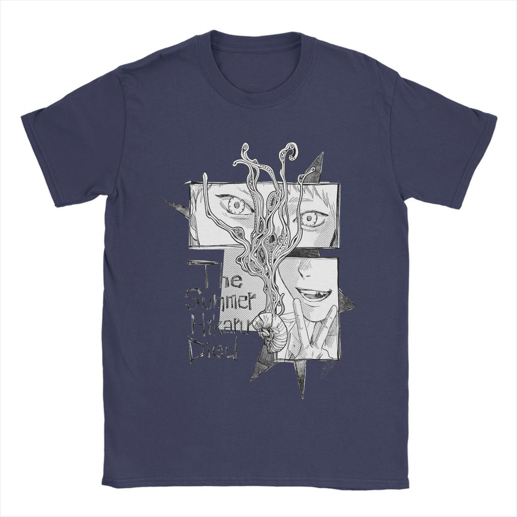Футболка Summer Hikaru Died для мужчин, хипстерская, хлопковая, с круглым воротником, коротким рукавом. Идеальный подарок.