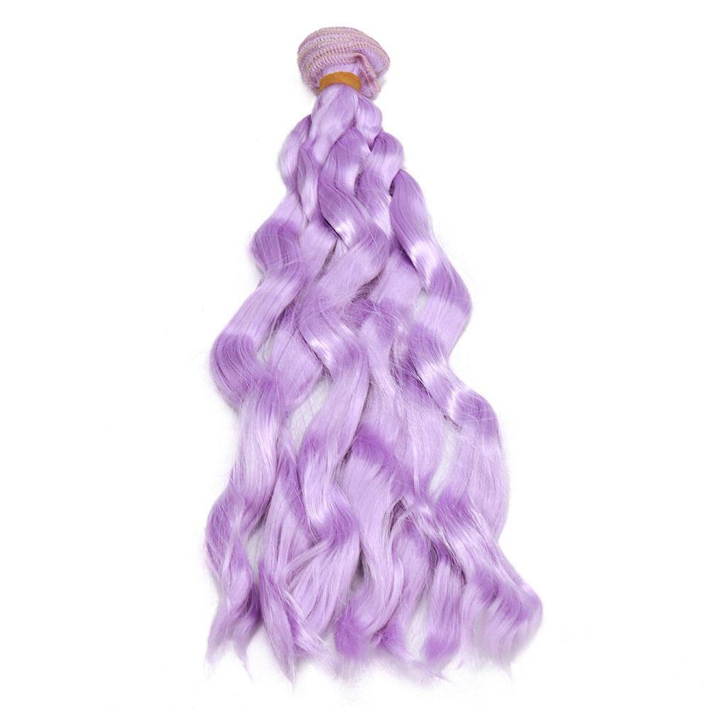 Colors High-temperature Wire Synthetic Fiber Wig Hair DIY Dolls Accessories Doll Wigs Long Straight