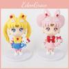 Красивая коллекционная фигурка персонажа коллаборации Sailor Moon X Sanrio, сюрприз-бокс, ПВХ