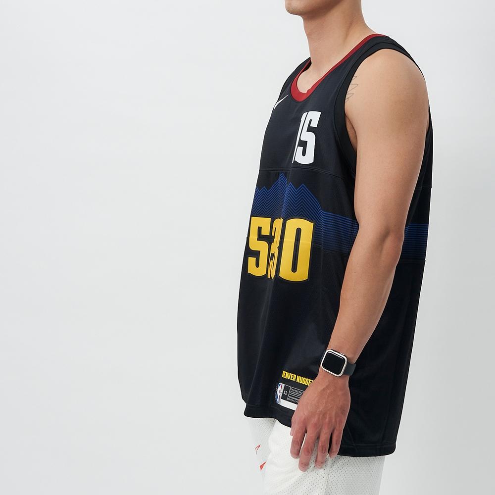 Nike Dri-FIT НБА Никола Йокич Денвер Наггетс Городская версия 2023 Swingman Мужская майка DX8500-011