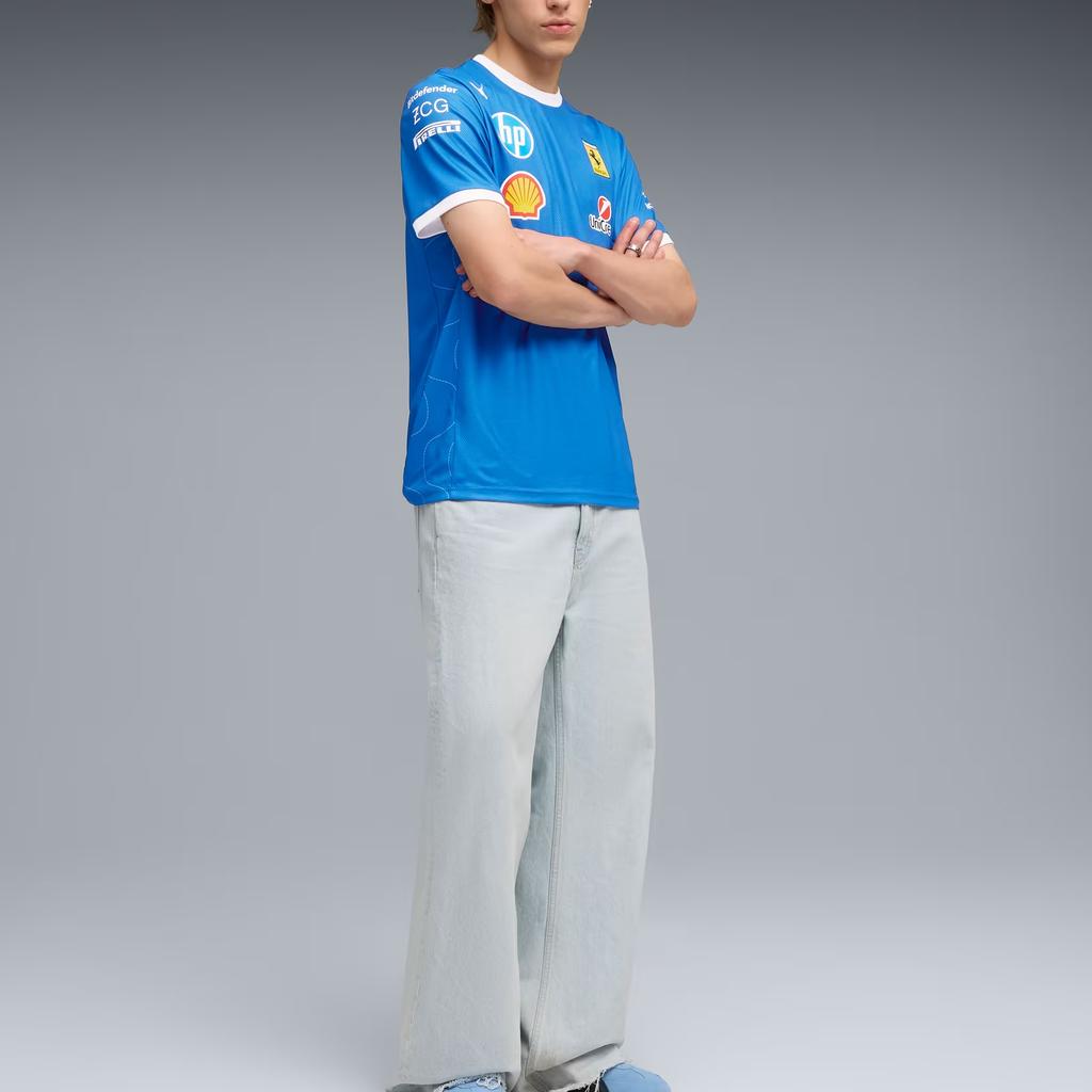 Puma Scuderia Ferrari Monza Retro Crew Neck T-Shirt Men Tops 713709-01