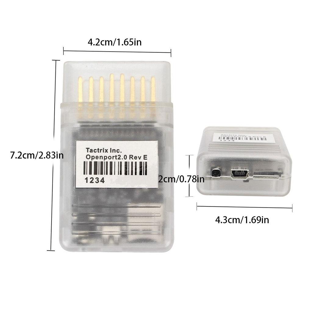 OpenPort 2.0 ECU Flash Chip Tuning открытый порт 2.0 для сканера Toyota для Impreza STi 2004-2007 автомобильный диагностический инструмент