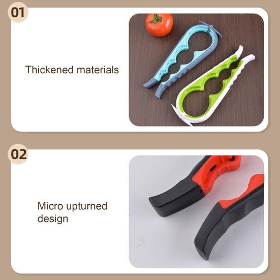 5 In 1 Bottle Opener Easy Grip Jar Opener for Arthritis Hands Quick Opening