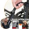 Bicycle Labor Saving Portable Nylon Lace-up Carrying Strap MTB Road Bike Climbing Stairs Handheld Comfortable Grip Accessories