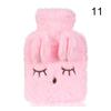 Keep Warm Cartoon Plush Portable Hot Water Bottle Hand Warmer Water Injection Relaxing