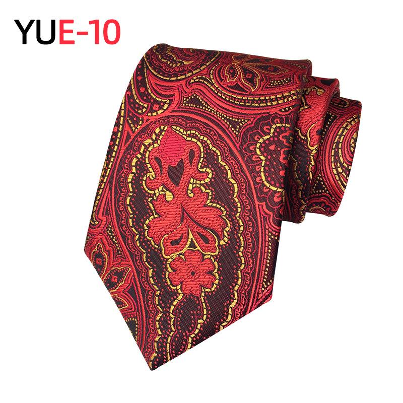 Галстук мужской с большим цветком из полиэстера и узором пейсли, модный, социальный, мужской галстук