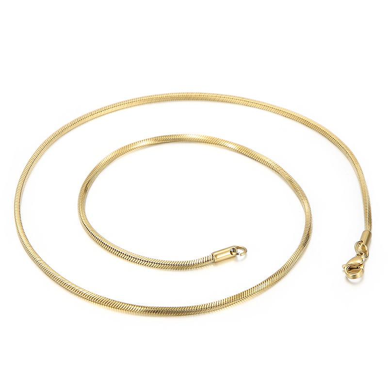 Европейское и американское индивидуальное рок-хип-хоп хип-хоп ветровое титановое стальное мужское и женское ожерелье из змеиной кости Fang