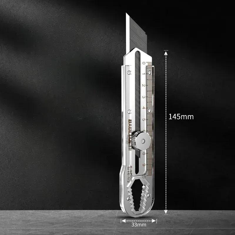 Stainless Steel Utility knife Heavy-duty Steel Thickened Wallpaper Cutting Knife Industrial Grade Dismantling and Express Delive