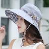 Женская летняя складная солнцезащитная шляпа для отдыха на природе, красивая и элегантная повседневная пляжная шляпа