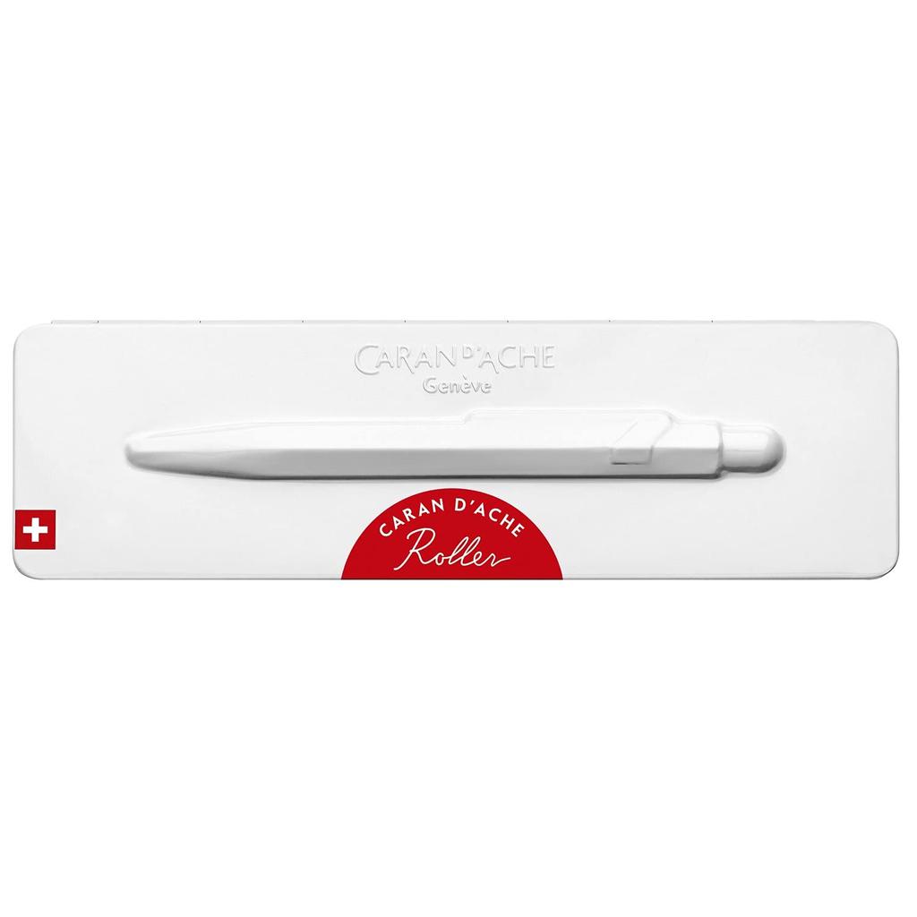 CARAN Ballpoint Pen 849 Matte Red Metal Can Officially Imported D'ACHE Water-based NF0846-570