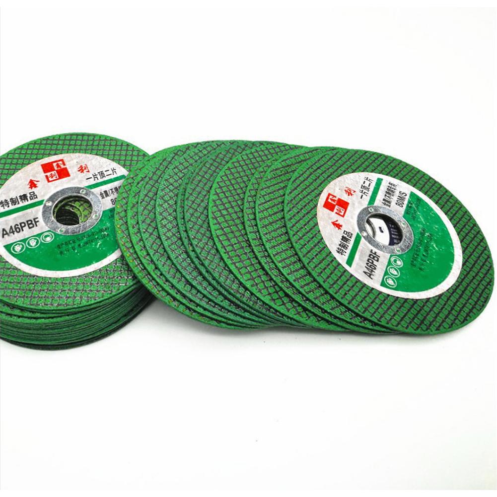 25/50 шт. Режущий диск из смолы Шлифовальный круг Абразивный режущий диск Сверло для нержавеющей стали и металла 100 мм Аксессуары для угловой шлифовальной машины