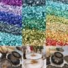 20/50 г Стеклянный Металлический Наполнитель из Дробленых Камней DIY Декор Стола Торт Фрукты Подставка Наполнитель Декоративный Хрусталь Для Формы из Эпоксидной Смолы