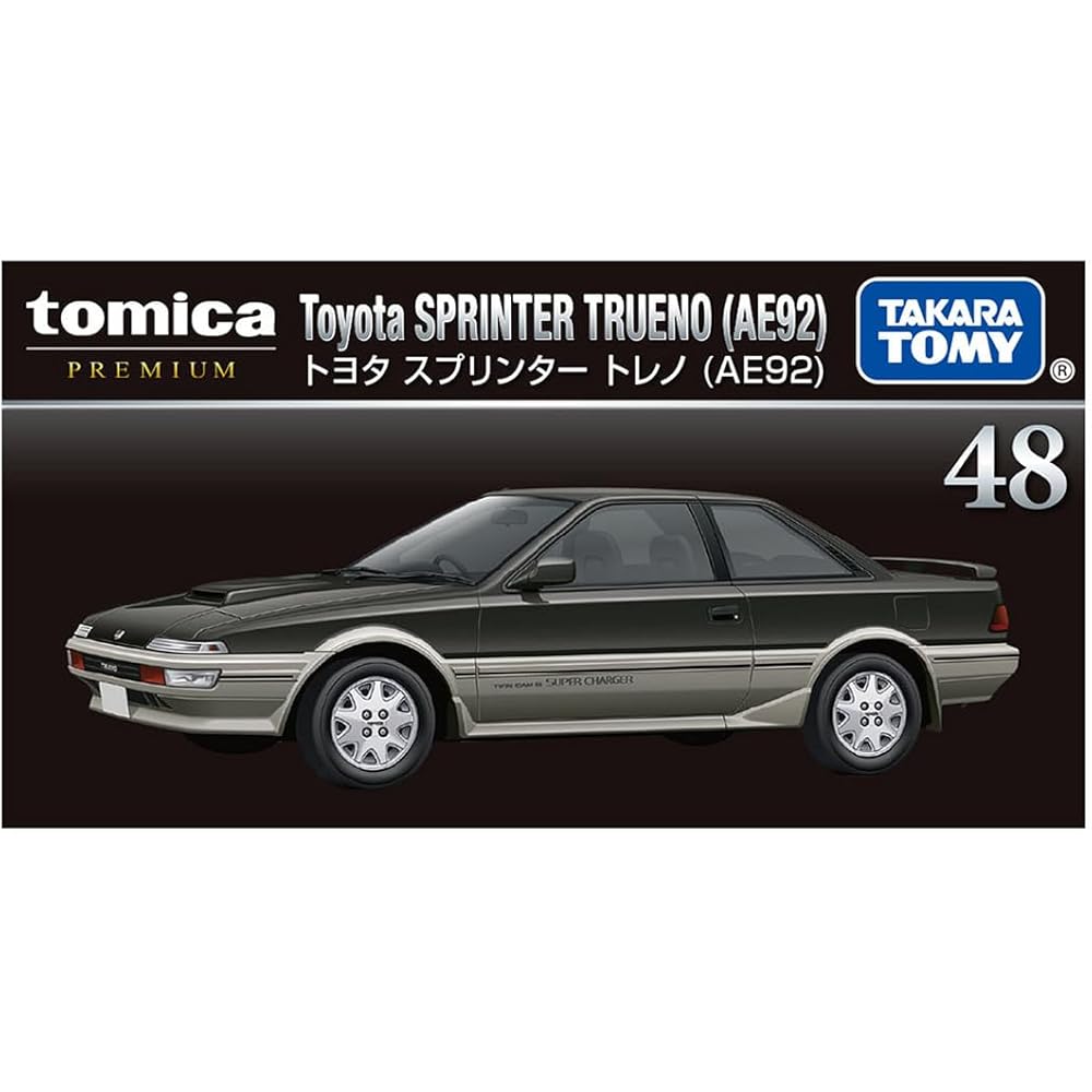 Takara Tomy Tomica Premium 48 Toyota Sprinter Trueno AE92 Diecast Toy Car for Ages 6 and Up