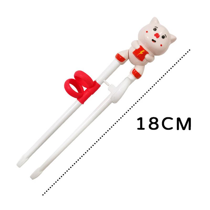 Детские обучающие палочки для еды, палочки для еды с мультяшными животными, палочки для начинающих, посуда, палочки для еды