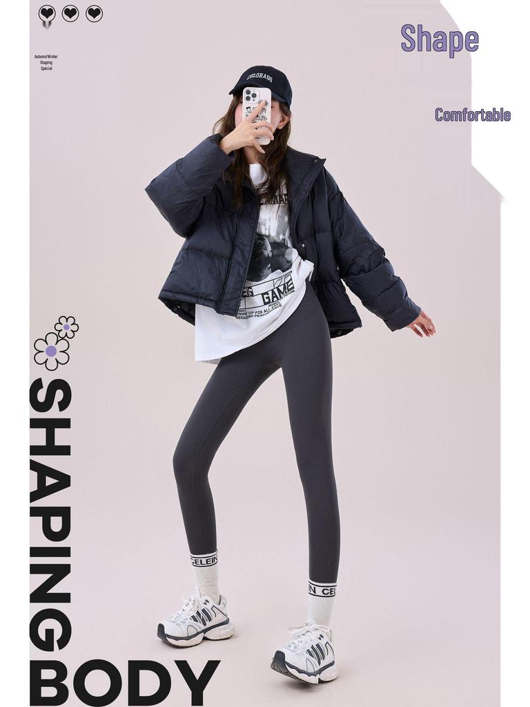 Women's Velvet Warm Leggings: Shark Pants, Tights, Yoga, and Barbie Heat Pants for Autumn/Winter