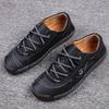 Мужская мужская обувь большого размера 38-48, модная повседневная кожаная обувь, мужская кожаная обувь ручной работы