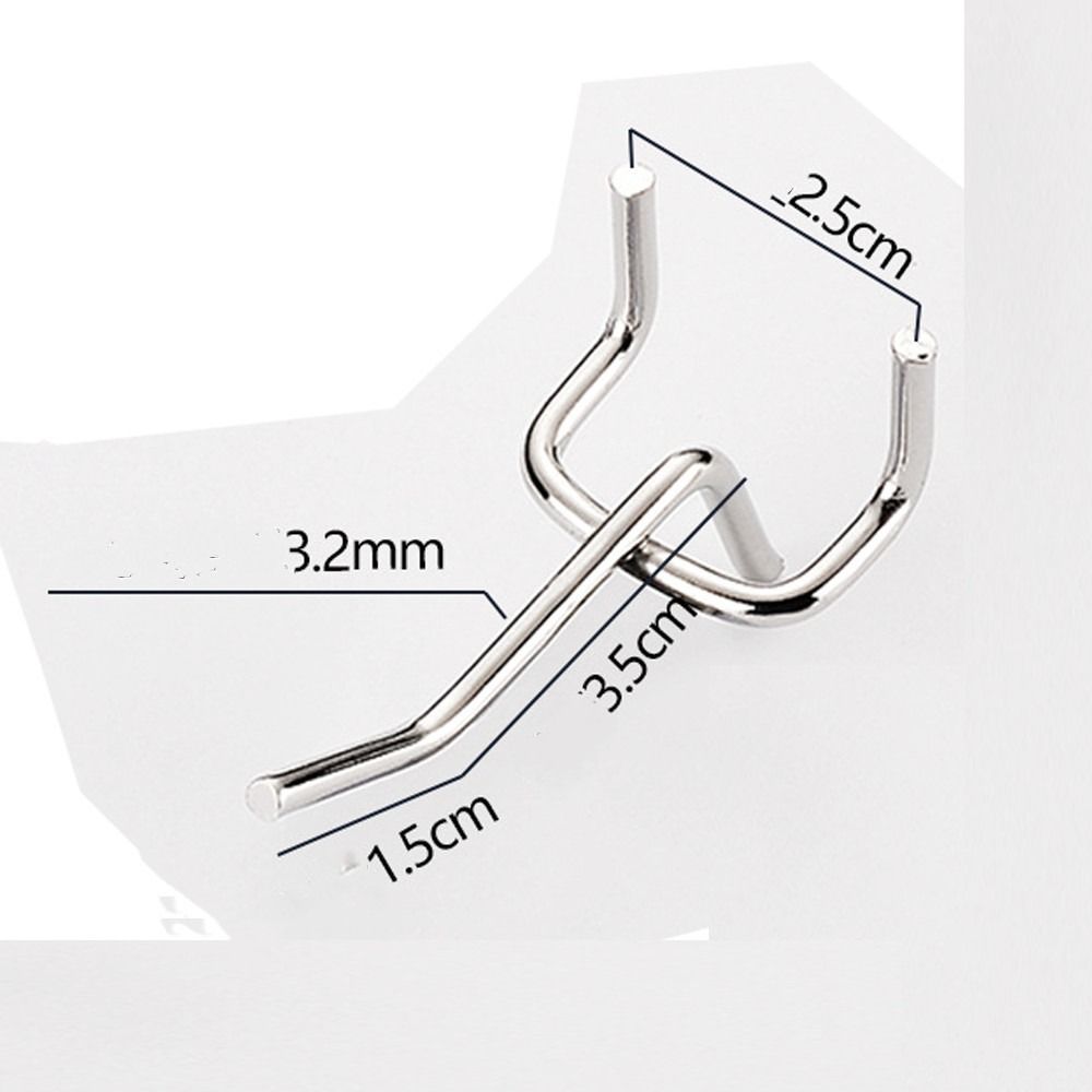 Серебряные крючки для витрин, вешалка для розничного магазина, подходит для стеллажей для хранения