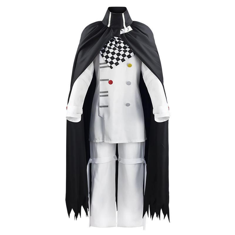 Danganronpa V3 Kokichi Oma Косплей Костюм Президента Униформа Плащ Полный комплект Хэллоуин Карнавальная одежда